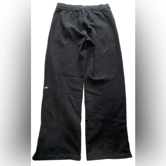 Alo High-Waist Straight Leg Slit Sweatpant - Picture 14 of 16